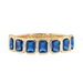 Blue Sapphire Bezel Band - Armans Fine Jewellery