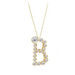 Bubble Lab Grown Diamond Initial Necklace - Armans Fine Jewellery