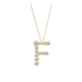 Bubble Lab Grown Diamond Initial Necklace - Armans Fine Jewellery