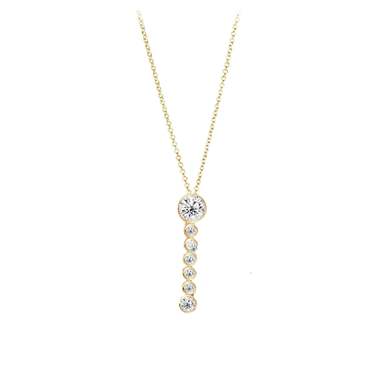 Bubble Lab Grown Diamond Initial Necklace - Armans Fine Jewellery