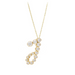Bubble Lab Grown Diamond Initial Necklace - Armans Fine Jewellery