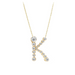 Bubble Lab Grown Diamond Initial Necklace - Armans Fine Jewellery