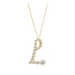 Bubble Lab Grown Diamond Initial Necklace - Armans Fine Jewellery
