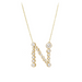 Bubble Lab Grown Diamond Initial Necklace - Armans Fine Jewellery