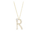 Bubble Lab Grown Diamond Initial Necklace - Armans Fine Jewellery
