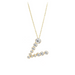 Bubble Lab Grown Diamond Initial Necklace - Armans Fine Jewellery