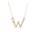 Bubble Lab Grown Diamond Initial Necklace - Armans Fine Jewellery