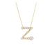 Bubble Lab Grown Diamond Initial Necklace - Armans Fine Jewellery