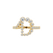 Bubble Lab Grown Diamond Initial Ring - Armans Fine Jewellery