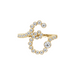 Bubble Lab Grown Diamond Initial Ring - Armans Fine Jewellery