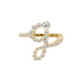 Bubble Lab Grown Diamond Initial Ring - Armans Fine Jewellery