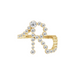 Bubble Lab Grown Diamond Initial Ring - Armans Fine Jewellery