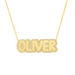 Bubble Letter Diamond Name Necklace - Armans Fine Jewellery