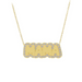 Bubble Letter Diamond Name Necklace - Armans Fine Jewellery