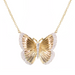 Butterfly Brilliance Fluted Necklace - Armans Fine Jewellery