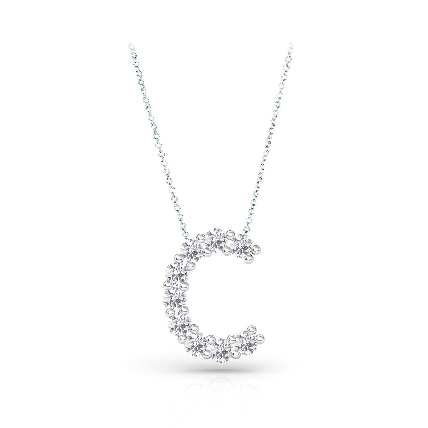 Diamond Initial Pendant - Armans Fine Jewellery