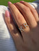 Doublet Initial Split Ring - Armans Fine Jewellery