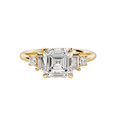 Celine Asscher 5 Stone Engagement Ring - Armans Fine Jewellery