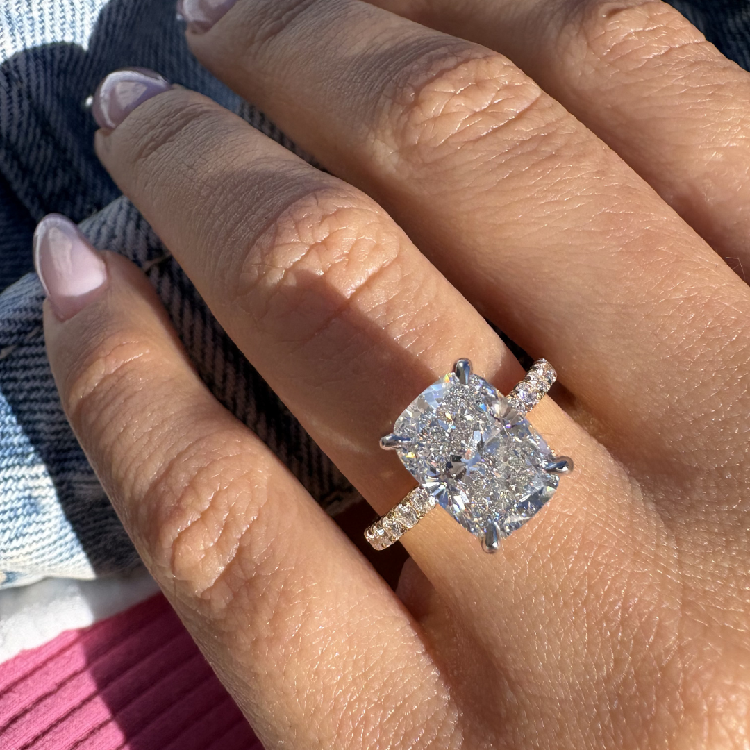Chloe Cushion Engagement Ring