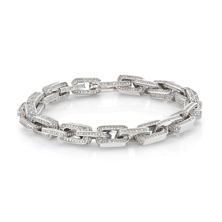 Chunky best sale diamond bracelet