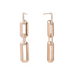 Chunky Diamond Link Drop Earrings - Armans Fine Jewellery