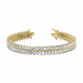 Chunky Baguette Diamond Chevron Bracelet - Armans Fine Jewellery