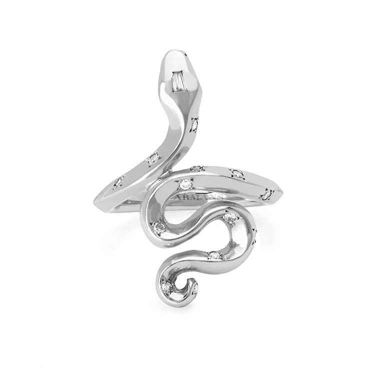 Cleo Snake Diamond Ring - Armans Fine Jewellery