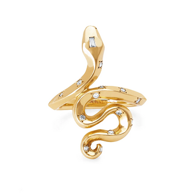 Cleo Snake Diamond Ring - Armans Fine Jewellery