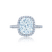Courtney Cushion Halo Lab Grown Engagement Ring - Armans Fine Jewellery