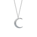 Crescent Moon Diamond Necklace - Armans Fine Jewellery