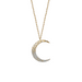 Crescent Moon Diamond Necklace - Armans Fine Jewellery