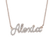 Cursive Pavé Diamond Name Necklace - Armans Fine Jewellery