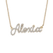 Cursive Pavé Diamond Name Necklace - Armans Fine Jewellery