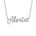 Cursive Pavé Diamond Name Necklace - Armans Fine Jewellery