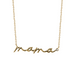 Cursive Solid Gold Mama Necklace - Armans Fine Jewellery
