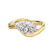 Curved Marquise Lab Grown Diamond Engagement Ring - Armans Fine Jewellery