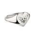 Custom Pet Face Heart Shaped Signet Ring - Armans Fine Jewellery
