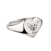 Custom Pet Face Heart Shaped Signet Ring - Armans Fine Jewellery