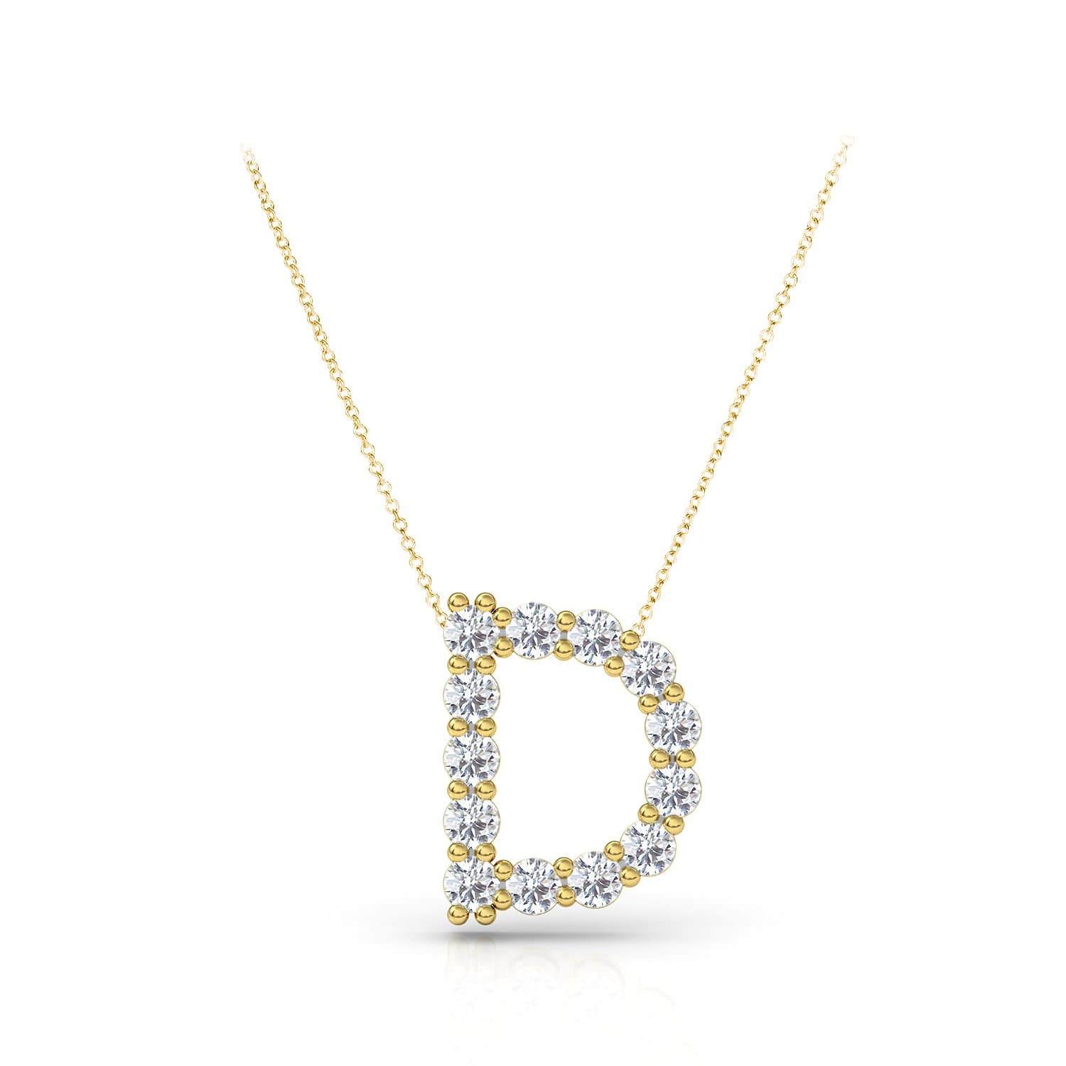 Diamond Initial Pendant - Armans Fine Jewellery