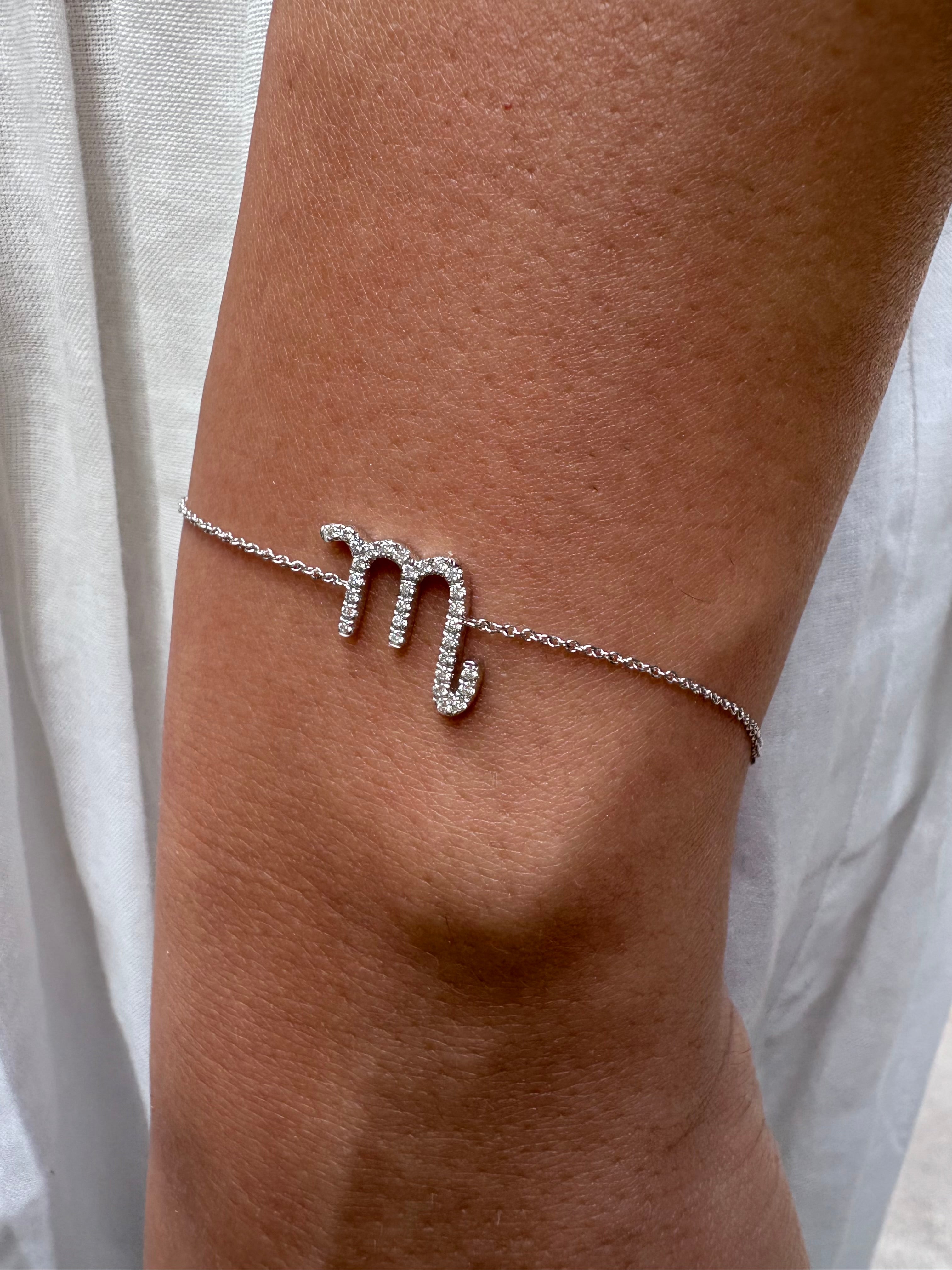 Scorpio Diamond Zodiac Bracelet - Armans Fine Jewellery