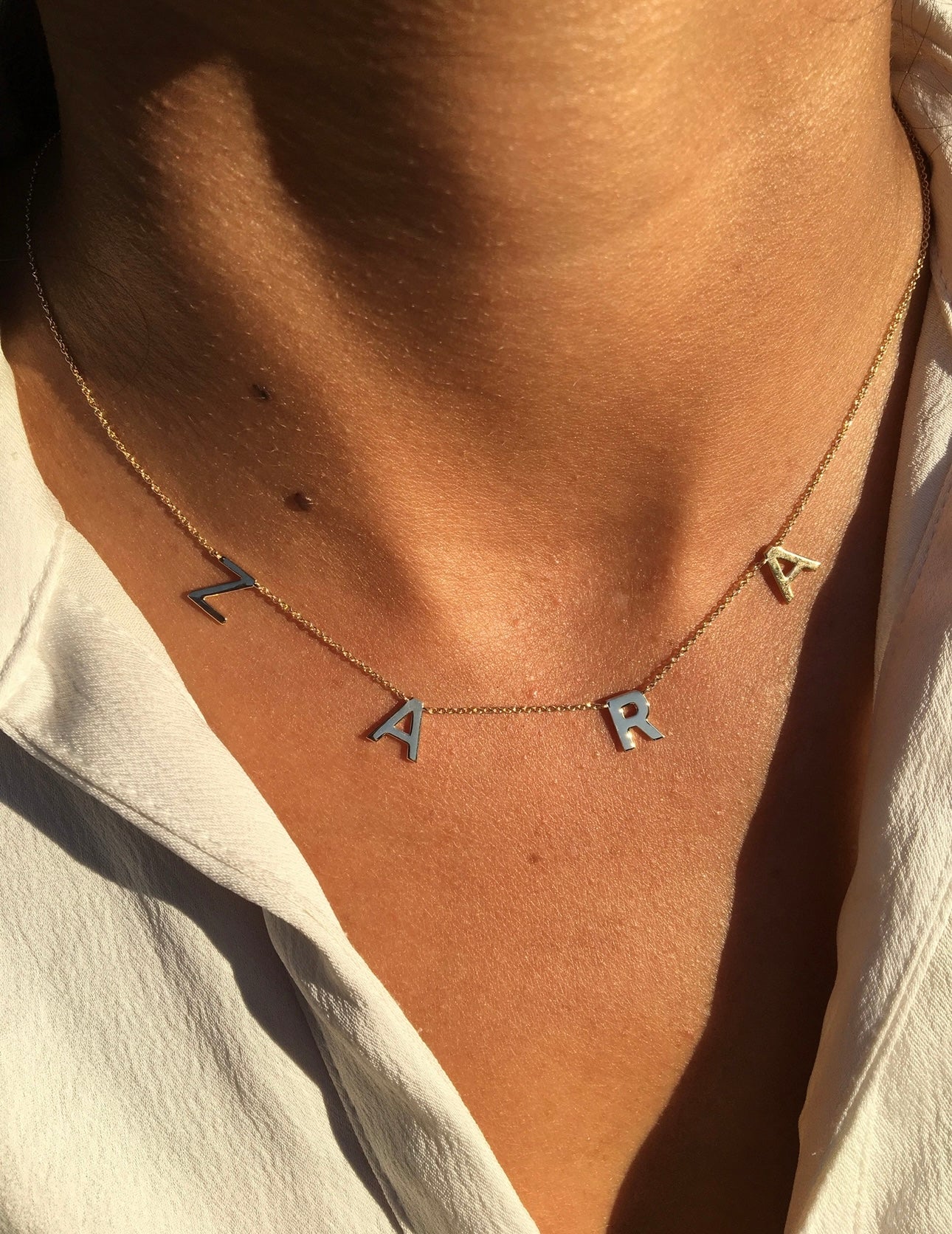 Petite Multi Initial Necklace - Armans Fine Jewellery