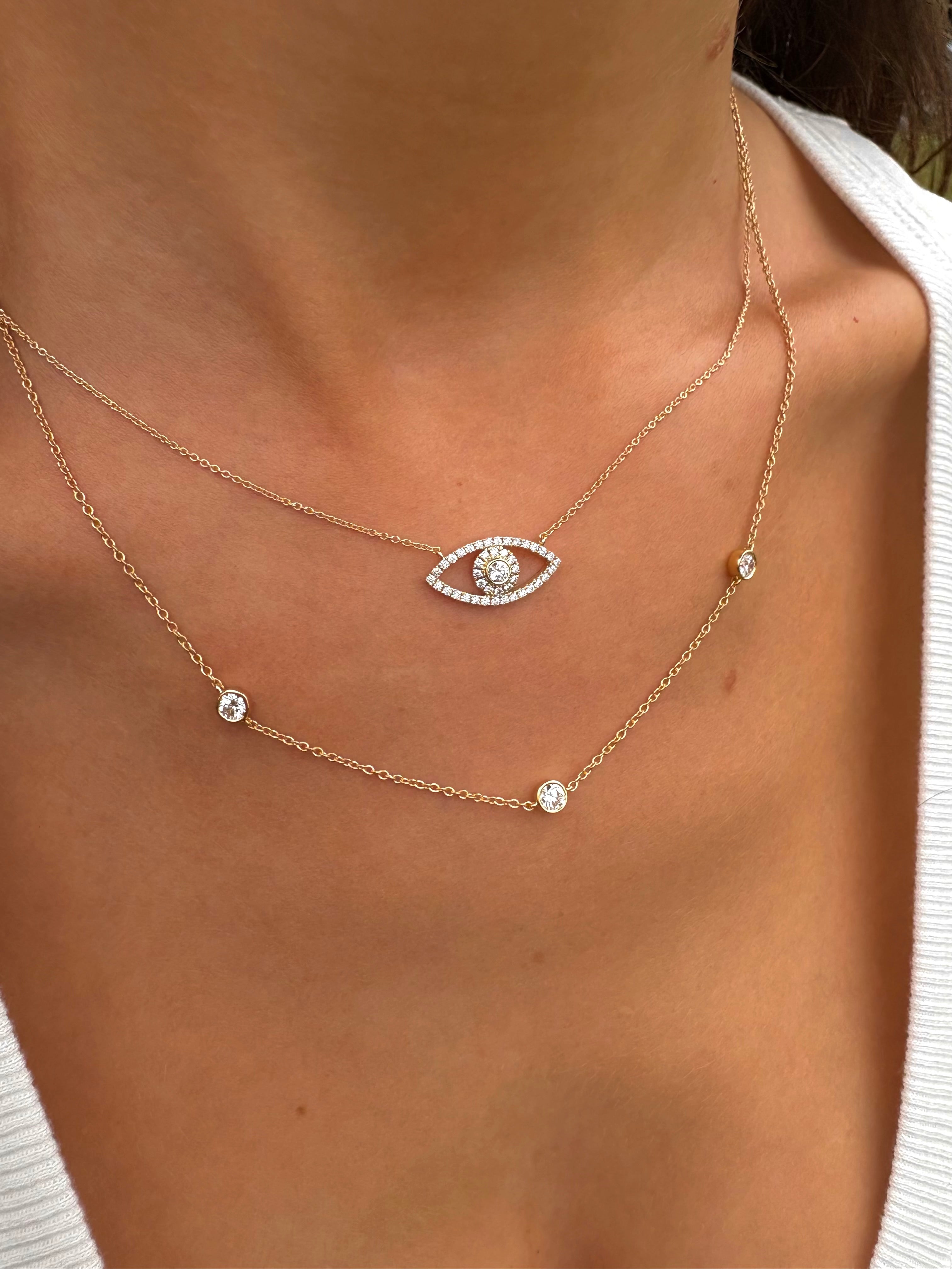 Evil Eye Necklace - Armans Fine Jewellery