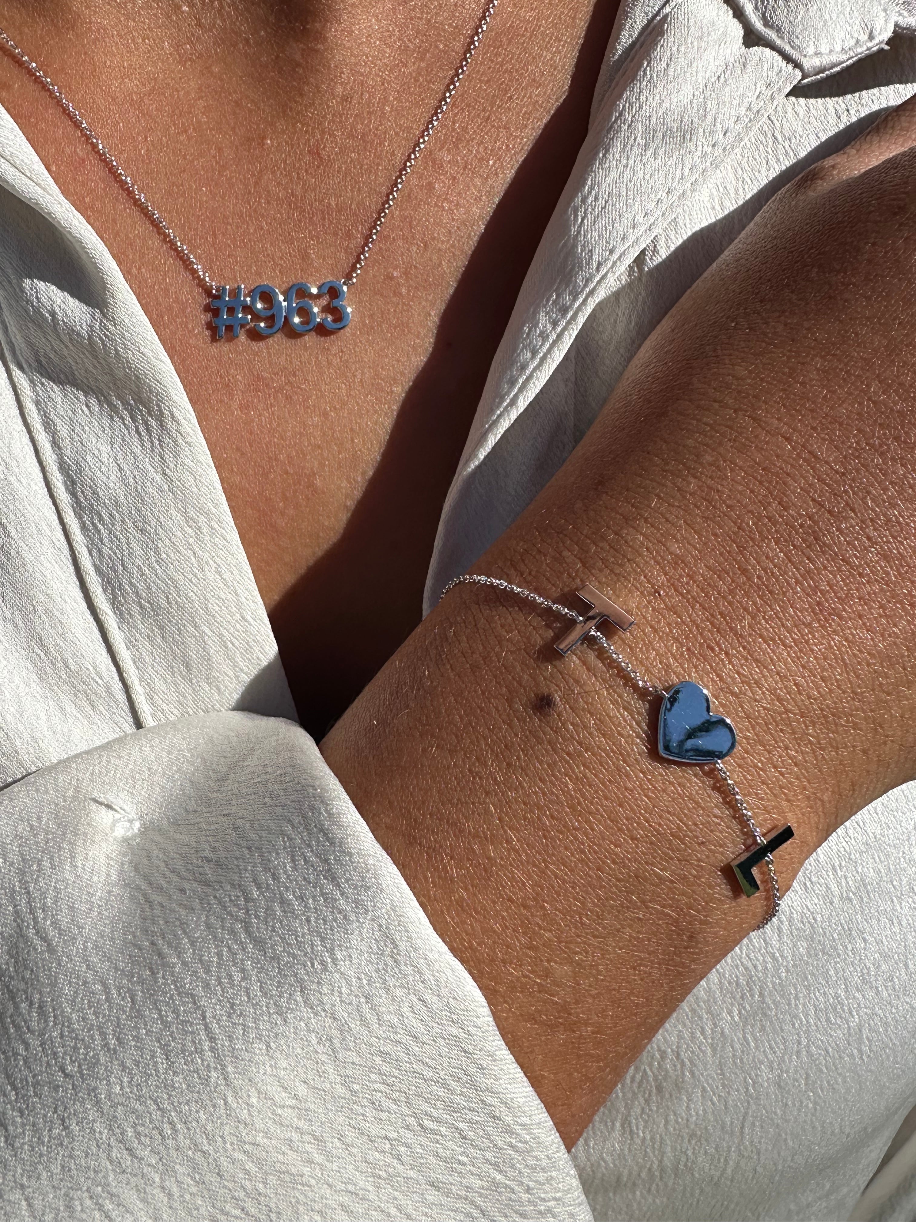 Solid Gold Initial Heart Bracelet - Armans Fine Jewellery