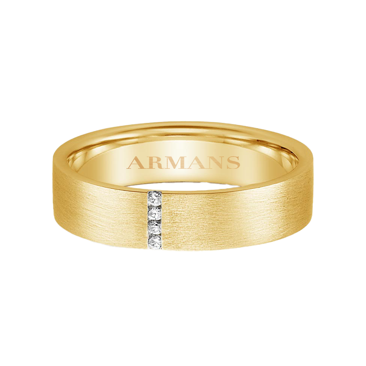 Damon Diamond Wedding Band - Armans Fine Jewellery