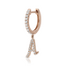 Dangling Diamond Initial Earring - Armans Fine Jewellery