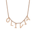 Dangling Solid Gold Name Necklace - Armans Fine Jewellery