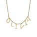 Dangling Solid Gold Name Necklace - Armans Fine Jewellery