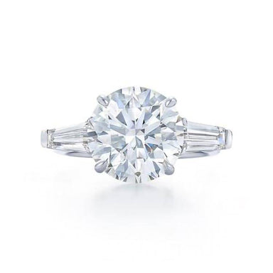 Round Diamante Lab Grown Engagement Ring - Armans Fine Jewellery