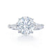 Round Diamante Lab Grown Engagement Ring - Armans Fine Jewellery