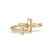 Diamond Divine Double Cross Spiral Ring - Armans Fine Jewellery